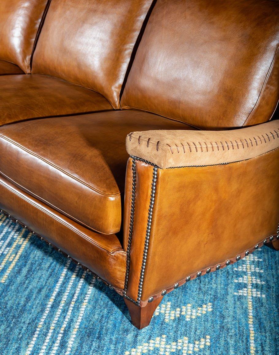 Fort Worth Leather Sofa - Your Western Decor