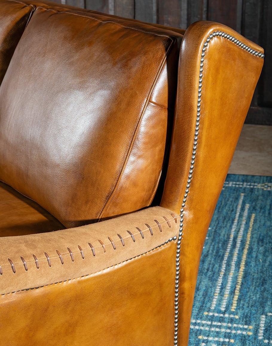 Fort Worth Leather Sofa - Your Western Decor