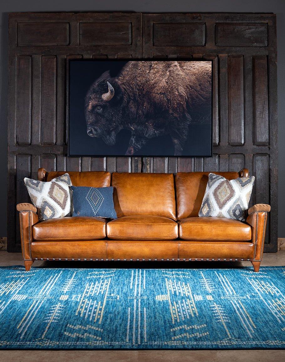 Fort Worth Leather Sofa - Your Western Decor