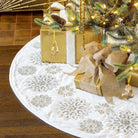 Frosty Flakes Beaded Tree Skirt - Your Western Decor