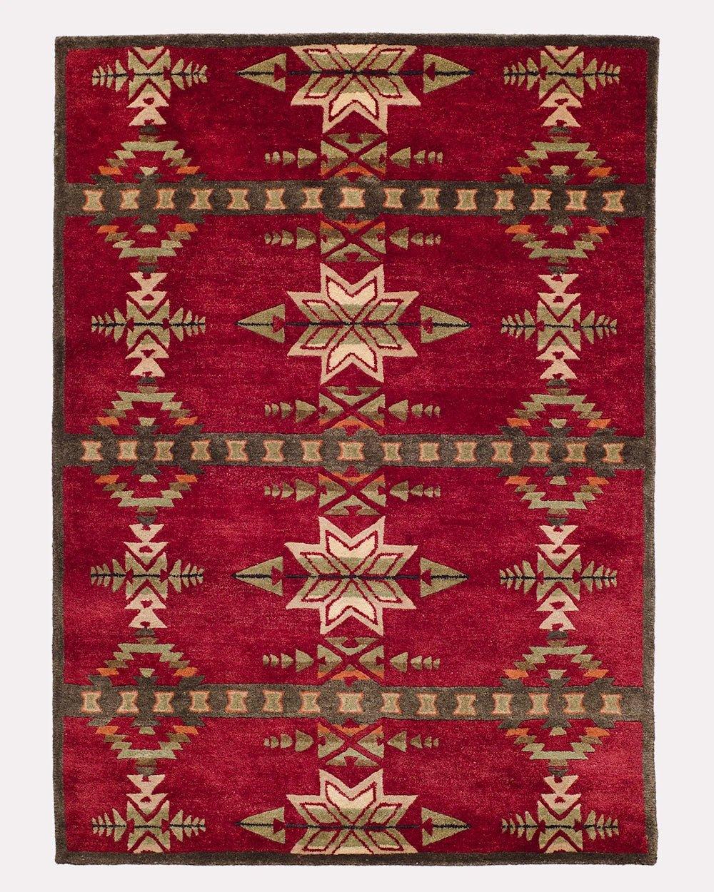 Gatekeeper Hand Tufted Rugs - Red - Your Western Decor