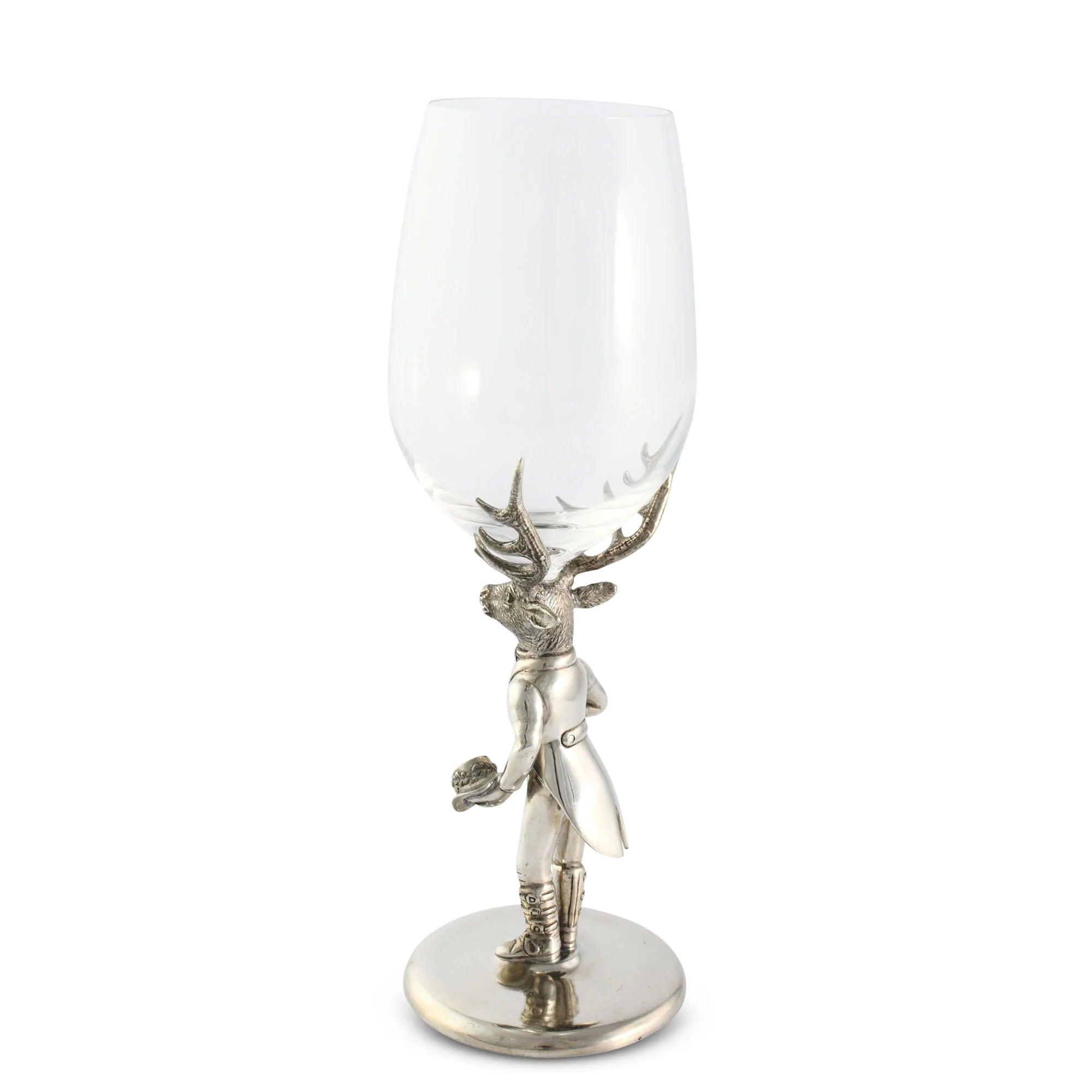 Gentleman Elk Wine Glass - Your Western Decor