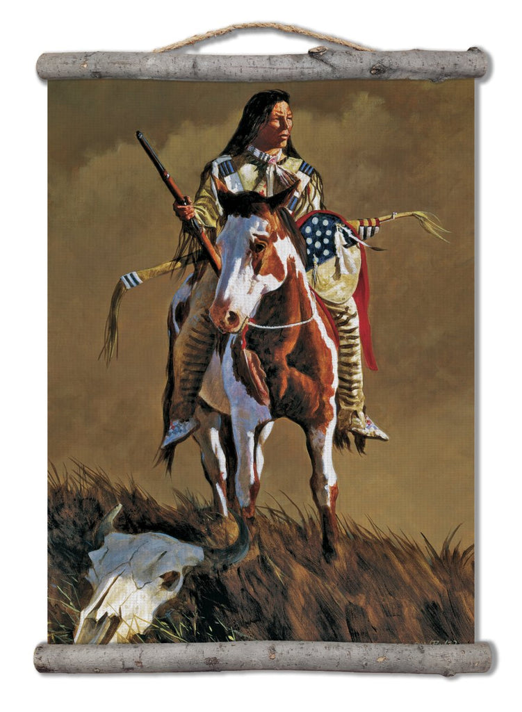 Ghost of the Plains Canvas Wall Scroll - Your Western Decor