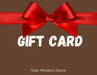 YWD Gift Card | Your Western Decor