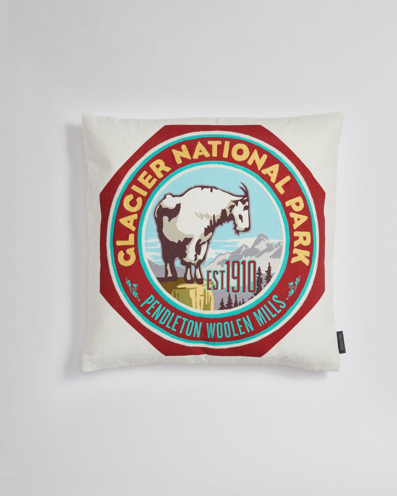 Glacier National Park Patch Pillow - Your Western Decor