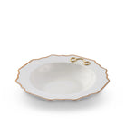 Snaffle Bit Gold Scallop Soup Bowl - Your Western Decor