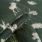 Wildlife Lodge Quilt Set Green - Your Western Decor