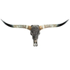 Boho Carved Longhorn Skull - Your Western Decor