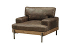 Maxwell Rustic Leather Oversized Accent Chair. Your Western Decor, LLC