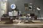 Rustic leather sofa and accent chair. Your Western Decor, LLC