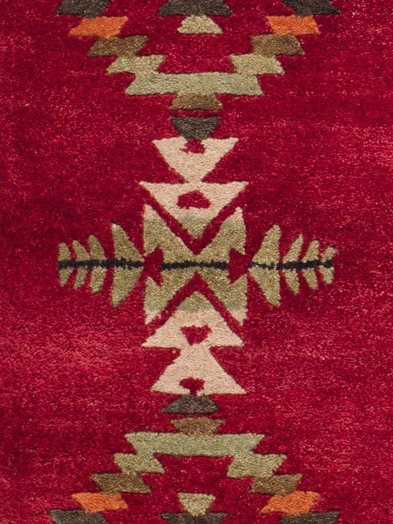 Gatekeeper Hand Tufted Rugs - Red Detail - Your Western Decor