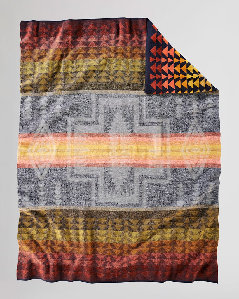 Harding Knit Throw Blanket Reverse - Your Western Decor