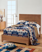 Harding Navy Coverlet Set - Your Western Decor