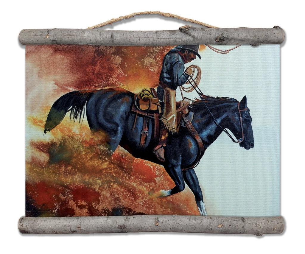 Hell Bent Canvas Wall Scroll - Your Western Decor