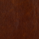 close up of rich brown hercules carob leather