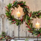 Holly & Pine Standing Wreath - Your Western Decor