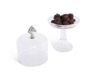 Horse Glass Cake Stand - Short Stand - Your Western Decor