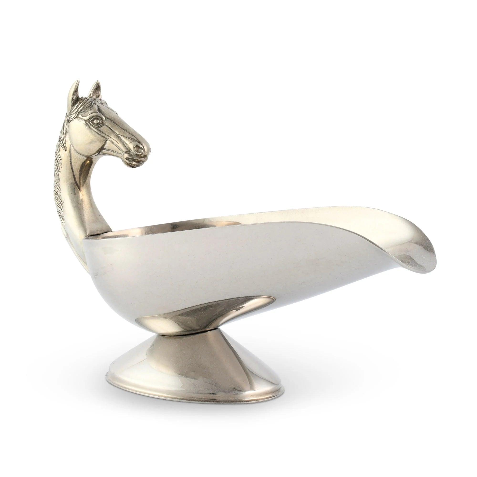 Horse Handle Stainless Steel Sauce Server - Your Western decor