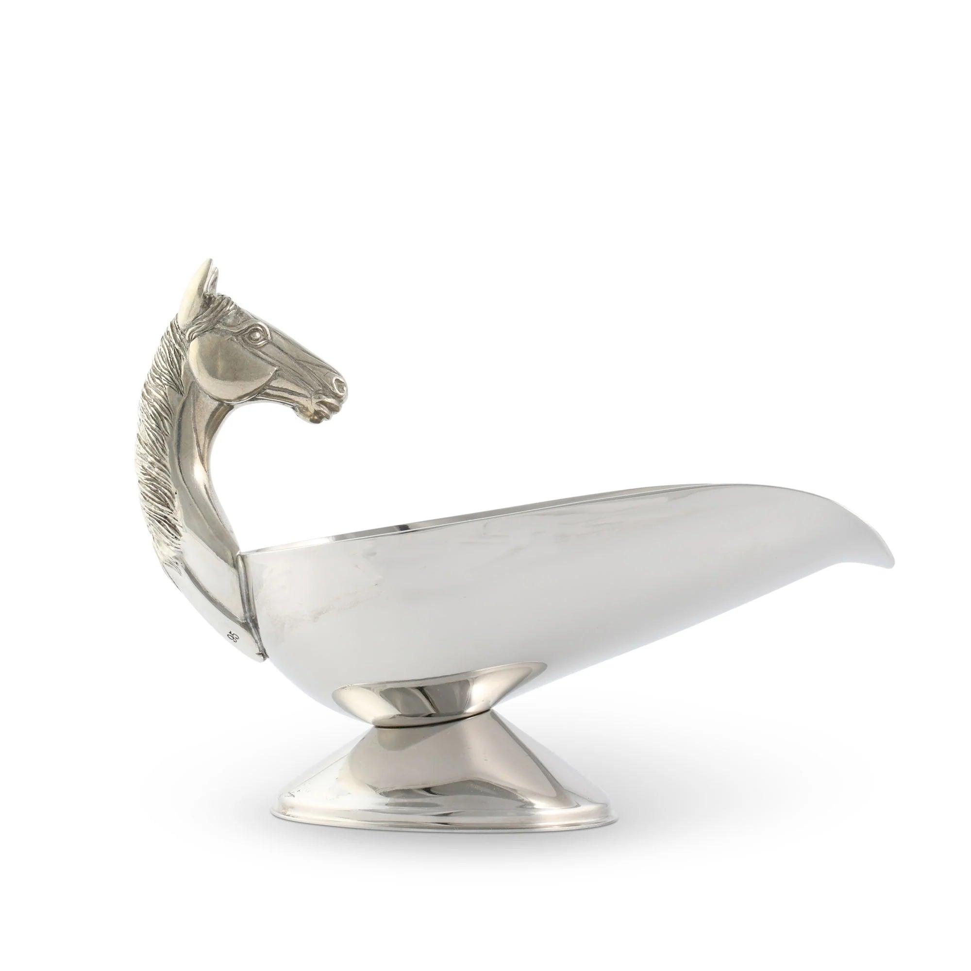 Horse Handle Stainless Steel Sauce Server - Your Western Decor