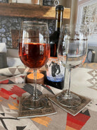 Exclusive Blue Mountain Brands Stemmed Wine Glasses Made in the USA - Your Western Decor