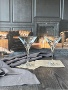 Ravenscroft Crystal Martini Glasses - Longhorn - Your Western Decor