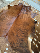 Brazilian brown/red brindle cowhide rug - Your Western Decor