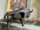 western buffalo decor cast iron bison sculpture