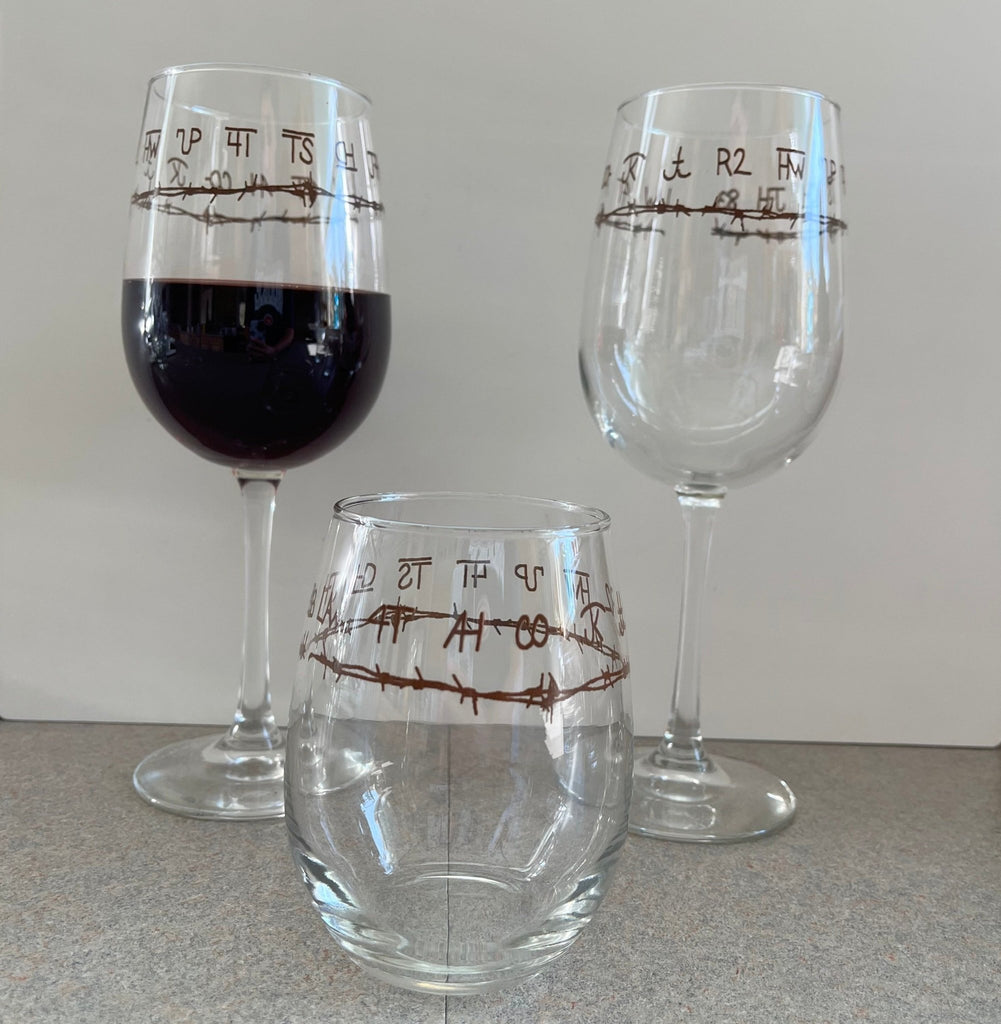 Blue Mountain Brands Wine Glasses - Made in the USA - Your Western Decor