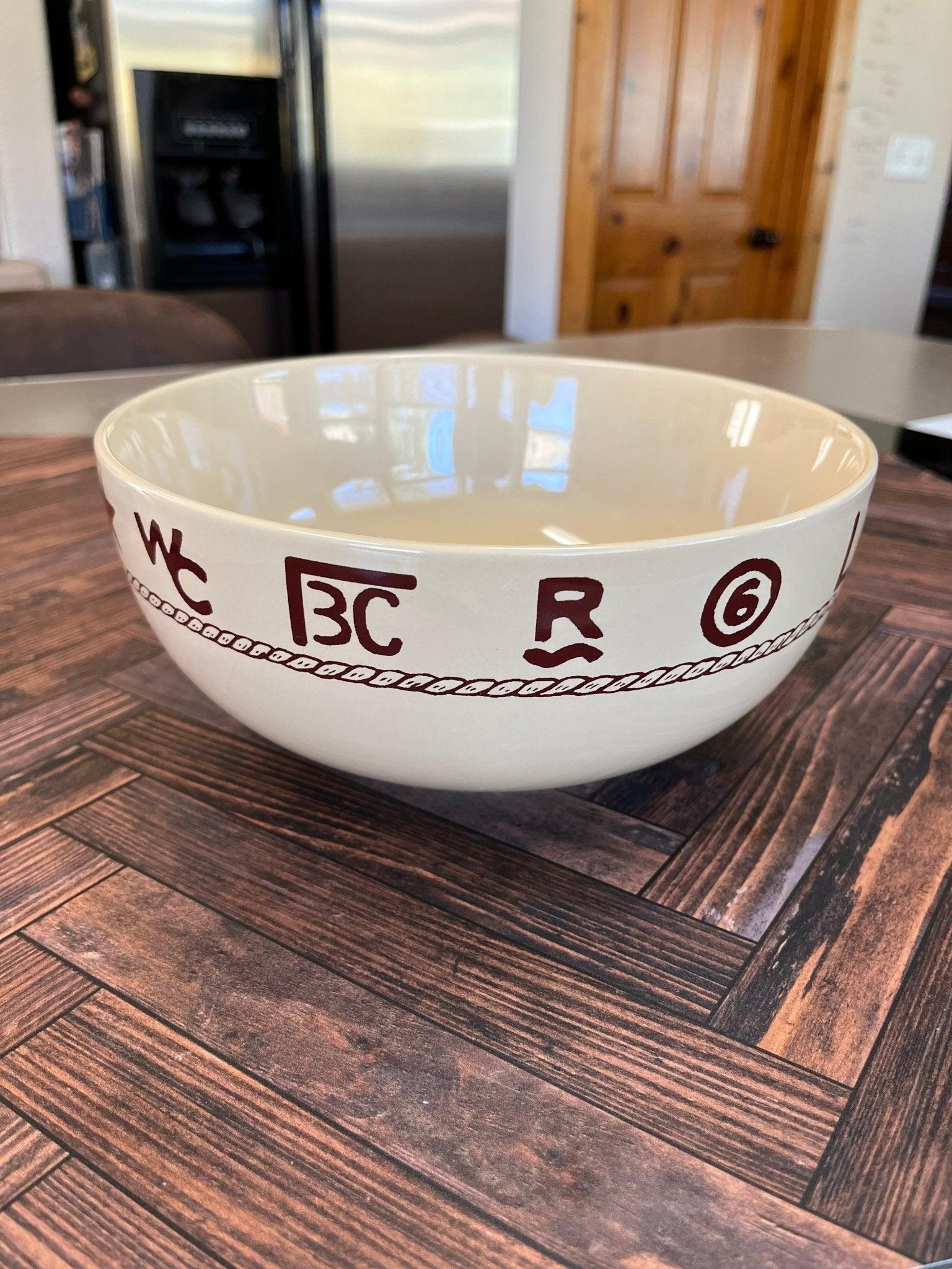 Ranch brands 9" western serving bowl - Your Western Decor