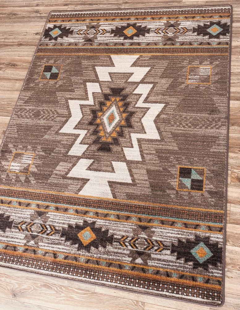 Ilhicamina Aztec Pattern Rugs - American made rugs - Your Western Decor