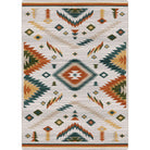American made Southwestern Interlaced Horizon 8x11 Area Rug with geometric patterns - Your Western Decor