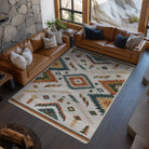 American made Southwestern Interlaced Horizon Area Rug - Your Western Decor