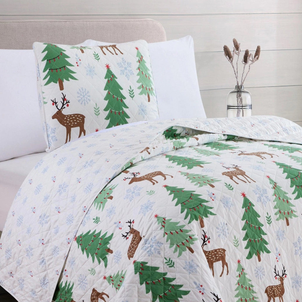 Jolly Winter Reversible Quilt Set - Your Western Decor