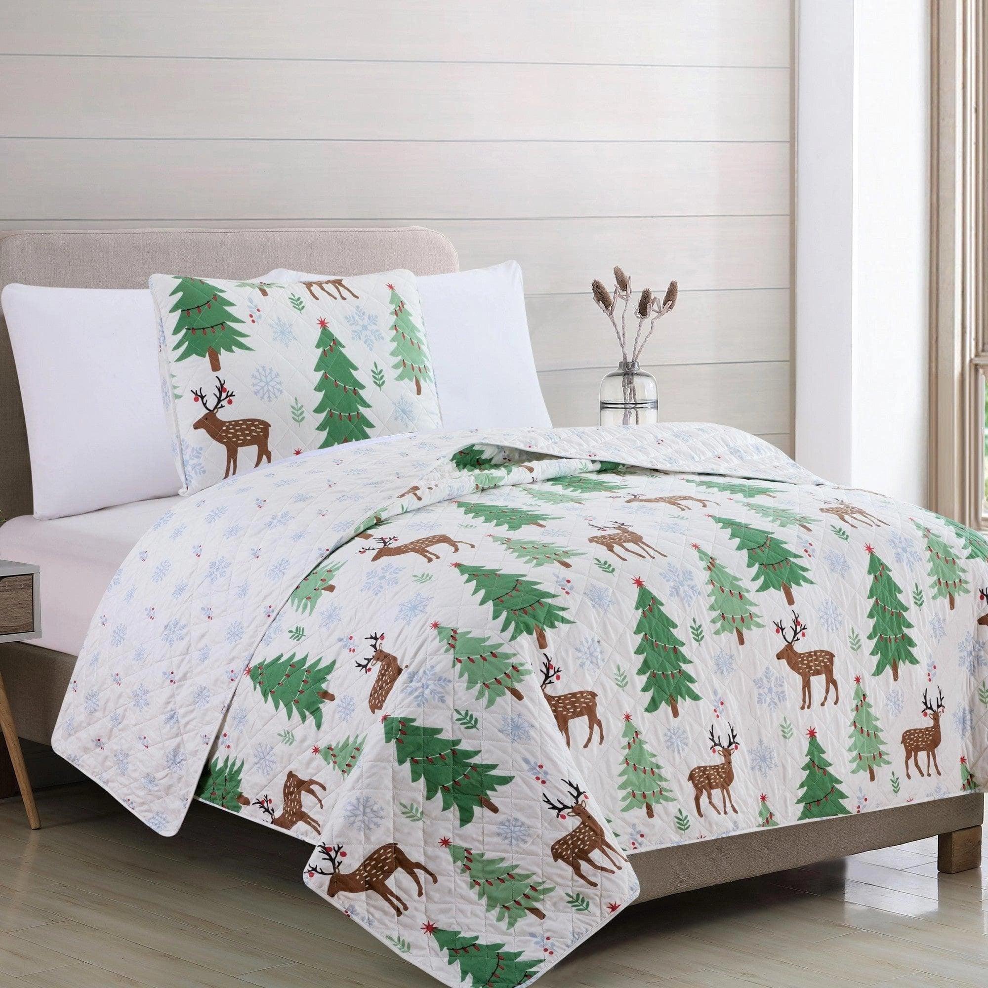 Jolly Winter Reversible Quilt Set - Your Western Decor