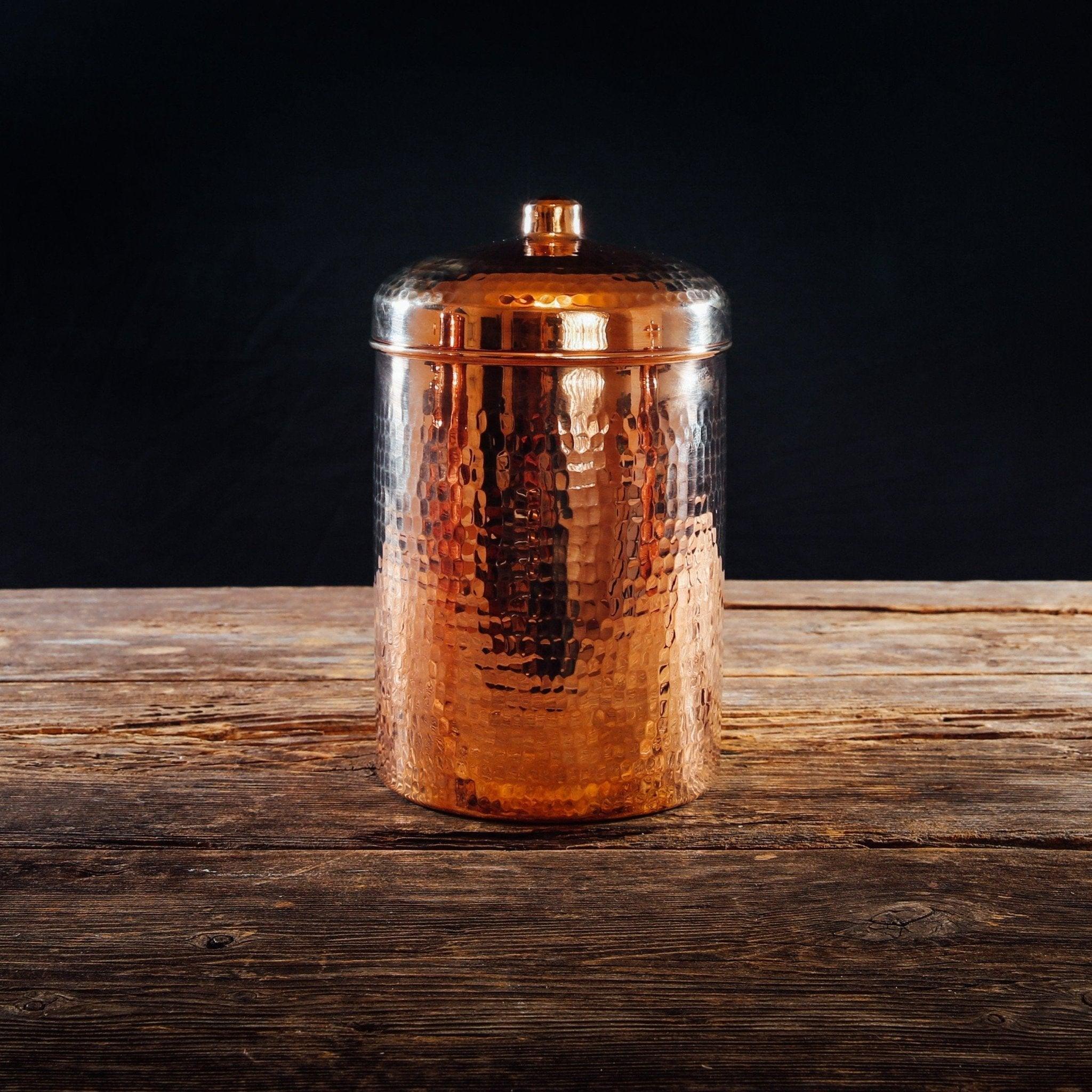 Copper Kitchen Canisters Individual Sizes | Copper Canister – Your