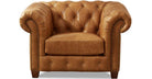 Kingston Tufted Leather Chair - Your Western Decor