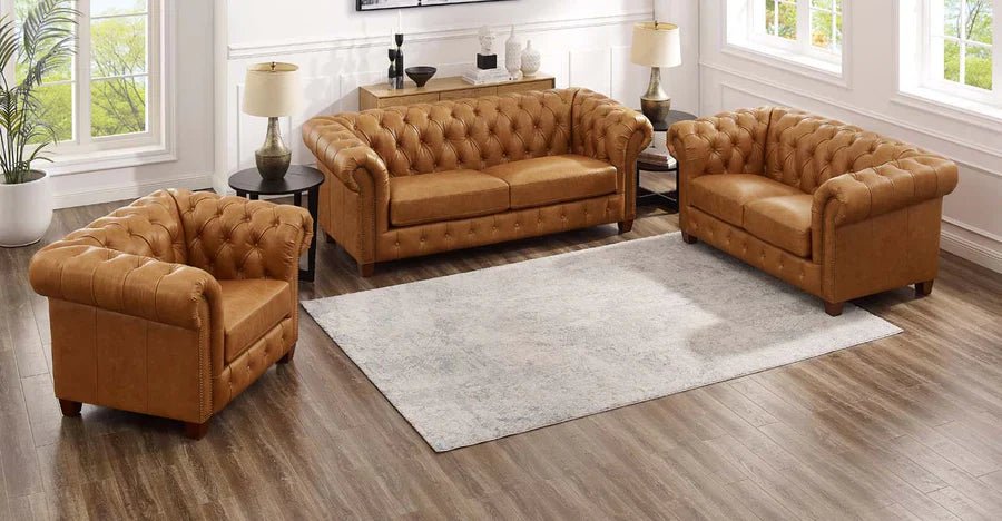 Kingston Tufted Leather Collection - Your Western Decor