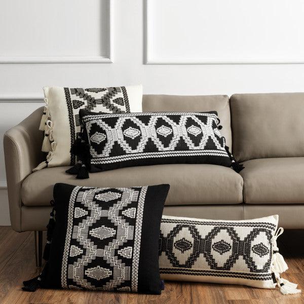 Kiva Pillow Collection - Black & White Pillows  - Your Western Decor