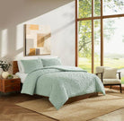 Kiva Sky Gray Comforter Set - Blue/Gray - Geometric design - 3 Piece Set - Your Western Decor