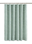 Kiva Sky Gray Shower Curtain - Gray/Blue - 72" x 72" - Geometric pattern - Your Western Decor