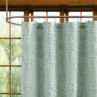 Kiva Sky Gray Shower Curtain - Gray/Blue - 72" x 72" - Geometric pattern - Your Western Decor