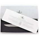 Luxury Laguiole Dark Horn Tip Bread Knife with shiny finish in storage box - made in France - Your Western Decor