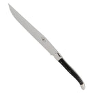 Luxury Laguiole Dark Horn Tip Bread Knife with shiny finish - made in France - Your Western Decor