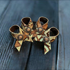 Handmade Laredo Leather Napkin Rings made in Oregon by Your Western Decor