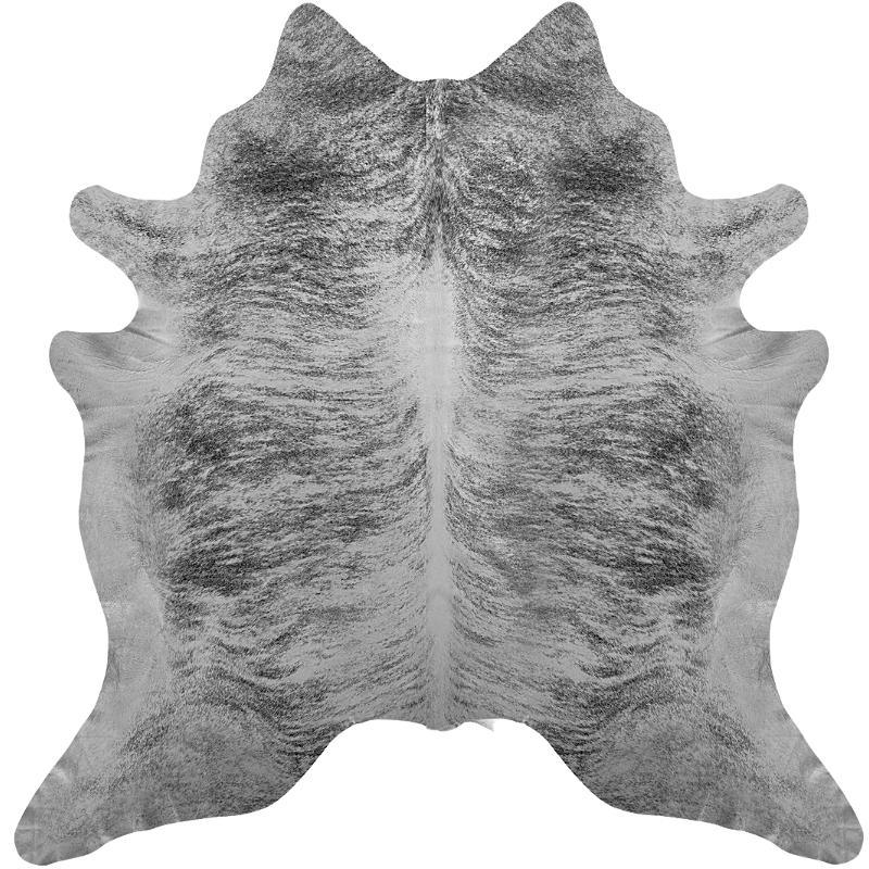 Light Brindle Grey Cowhide Rug | Your Western Decor