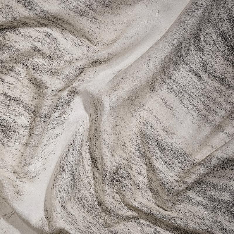 Light Brindle Grey Cowhide Rug | Your Western Decor