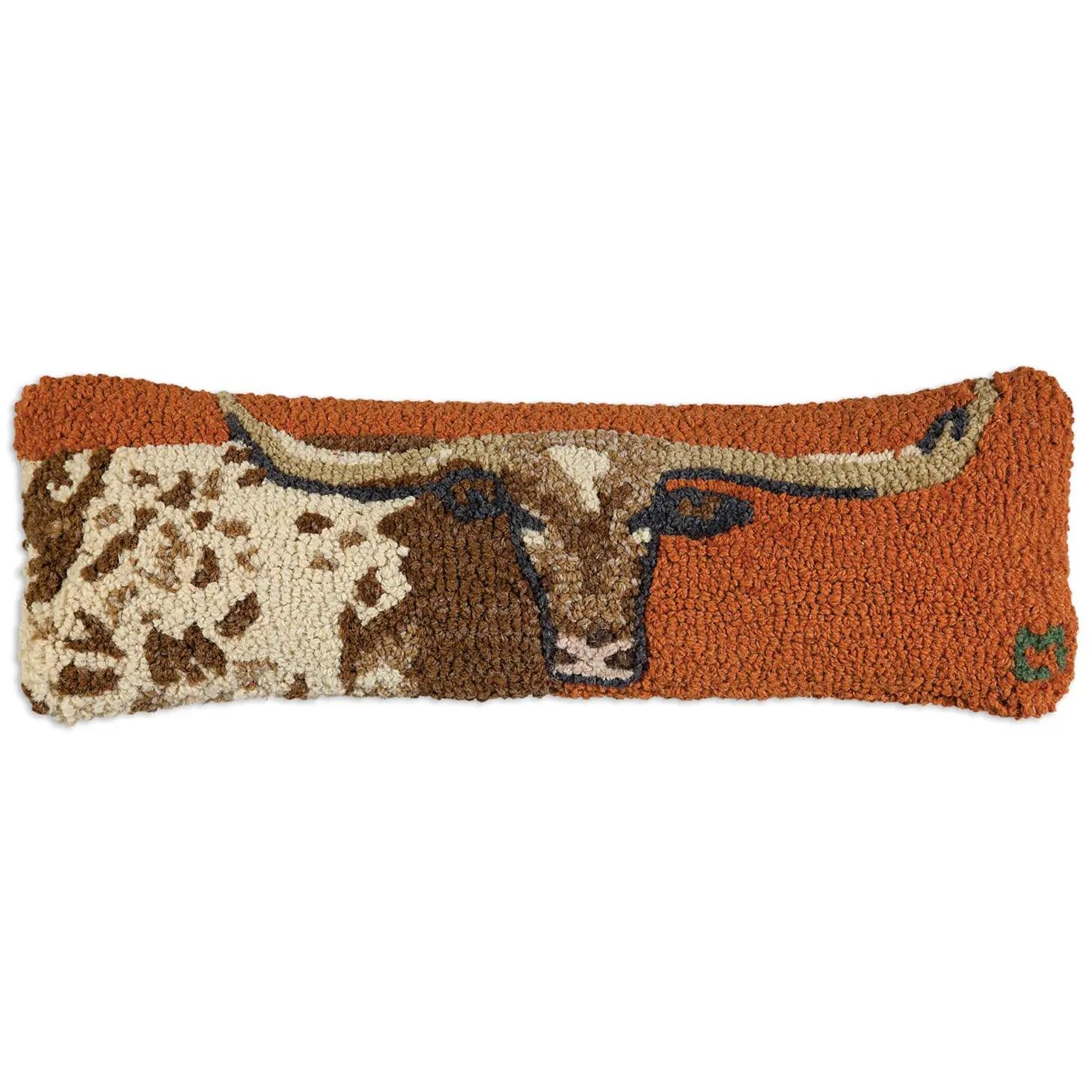 Longhorn Oblong Accent Pillow - Your Western Decor