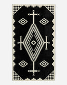 Black and white Los Ojos Pendleton Spa Towel - Your Western Decor