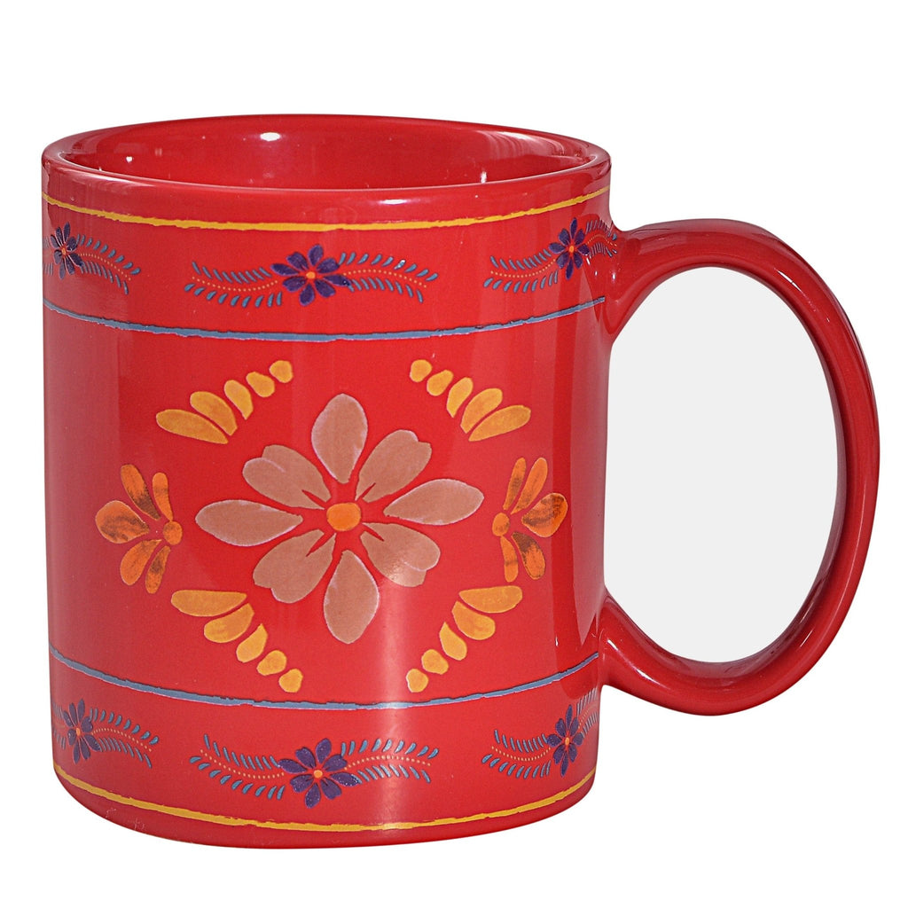 Colorful flower design Bonita Coffee Mug - Your Western Decor