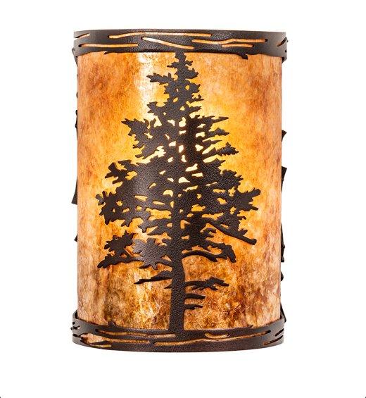 Mahogany Bronze Tamarack Wall Sconce Made in the USA - Your Western Decor